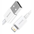 Baseus CALYS-02 Superior Fast Charging Kabel Lightning 2.4A 0.25m White