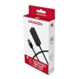 Axagon HUE-M1AL, 4x USB 3.2 Gen 1 MINI hub, kovový, kabel USB-A 1.2m