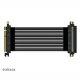 Akasa kabel RISER BLACK X2 Mark IV,remium PCIe 4.0 x16 Riser Cable, 20cm