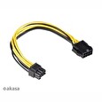 Akasa adaptér 12V ATX 8-Pin to PCIe 6+2 pin Adapter Cable