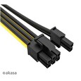 Akasa adaptér 12V ATX 8-Pin to PCIe 6+2 pin Adapter Cable