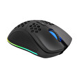 Genesis herní optická myš ZIRCON 550/RGB/8000 DPI/Herní/Optická/Drátová+bezdrátová/Černá
