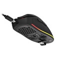Genesis herní optická myš ZIRCON 550/RGB/8000 DPI/Herní/Optická/Drátová+bezdrátová/Černá