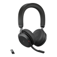 Jabra Evolve2 75/Stereo/ANC/USB/BT/Bezdrát/MS/Černá