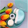 TOUCHBeauty 1387A Čistící kartáč na pleť 3v1 zelený