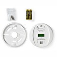 Nedis detektor oxidu uhelnatého/ EN 50291/ hlasitost 85 dB/ 2x AA/ životnost až 5 let/ bílý
