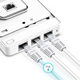 TP-LINK EAP615-Wall AX1800 4xGb wall-plate AP Omada SDN
