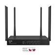 Tenda W18E WiFi Hotspot AC1200 Gigabit Router, 1xWAN, 2xWAN/LAN, 1xLAN, VPN, Captive portal, Kov