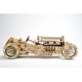 Hračka Ugears 3D dřevěné mechanické puzzle U9 Auto (Grand Prix)