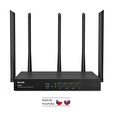 Tenda W20E WiFi Hotspot AC1350 Gigabit Router, 1xWAN, 2xWAN/LAN, 1xLAN, VPN, Captive portal, Kov