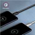 Axagon BUCM32-CM10AB, SPEED+ kabel USB-C <-> USB-C, 1m, USB 20Gbps, PD 100W 5A, 4K HD, ALU, oplet, černý