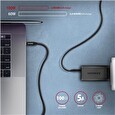 Axagon BUCM32-CM20AB, SPEED+ kabel USB-C <-> USB-C, 2m, USB 20Gbps, PD 100W 5A, 4K HD, ALU, oplet, černý