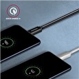 Axagon BUCM3-AM10AB, SPEED kabel USB-C <-> USB-A, 1m, USB 3.2 Gen 1, 3A, ALU, oplet, černý