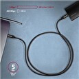 Axagon BUCM3-CM10AB, SPEED kabel USB-C <-> USB-C, 1m, USB 3.2 Gen 1, PD 60W 3A, ALU, oplet, černý