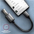 Axagon RUCM-AFAC kabelová redukce USB-C male <-> USB-A female, 20cm, USB 3.2 Gen 1, 3A, ALU