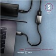 Axagon RUCM-AFAC kabelová redukce USB-C male <-> USB-A female, 20cm, USB 3.2 Gen 1, 3A, ALU
