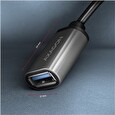 Axagon RUCM-AFAC kabelová redukce USB-C male <-> USB-A female, 20cm, USB 3.2 Gen 1, 3A, ALU