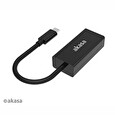 Akasa redukce USB-C na RJ45 (Ethernet), 2.5Gbps, 15cm