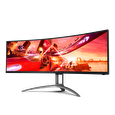 AOC AG493UCX 49"W VA LED 5120x1440 80 000 000:1 4ms 550cd 2x DP 2xHDMI repro