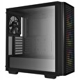 DEEPCOOL skříň CG540 / ATX / 3x120mm fan / 140mm ARGB fan / 2x USB 3.0 / tvrzené sklo