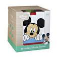 Hračka Disney baby Mickey dřevěná kostka s vkládacími tvary