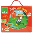 Hračka VILAC Dřevěné puzzle 4 období