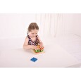 Hračka Bigjigs Toys Baby Nasazování barevných tvarů na tyče