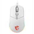 MSI herní myš CLUTCH GM11 WHITE Gaming/ 5.000 dpi/ RGB Lighting/ 6 tlačítek/ USB