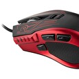 Myš Yenkee YMS 3028RD Resistance, optická, drátová, herní, 4000DPI, červená