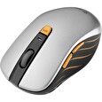 Myš Yenkee YMS 2025SR Havana, optická, bezdrátová, 1600DPI, stříbrná