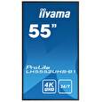 55" iiyama LH5552UHS-B1: VA, 4K UHD, 500cd/m2, 24/7, LAN, Android 8.0, černý