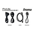 55" iiyama LH5552UHS-B1: VA, 4K UHD, 500cd/m2, 24/7, LAN, Android 8.0, černý