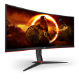 AOC CU34G2X/BK 34"W VA LED 3440x1440 80 000 000:1 1ms 300cd HDMI DP černý