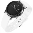 NOERDEN chytré hybridní hodinky MATE2 Black & White/ dotyk. safír. sklíčko/ 5 ATM/ výdrž až 6 měsíců/ bílo-černé/ CZ app