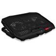 CONNECT IT FrostWind chladicí podložka pod notebook s červeným podsvícením, černá