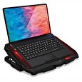 CONNECT IT FrostWind chladicí podložka pod notebook s červeným podsvícením, černá