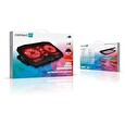 CONNECT IT FrostWind chladicí podložka pod notebook s červeným podsvícením, černá