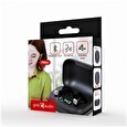 Gembird sluchátka FitEar-X300B, Bluetooth, TWS, černá