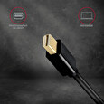 Axagon RVDM-HI14N, Mini DisplayPort -> HDMI 1.4 redukce / adaptér, 4K/30Hz