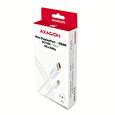 Axagon RVDM-HI14C2W, Mini DisplayPort > HDMI 1.4 redukce / kabel 1.8 m, 4K/30Hz, bílý