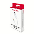 Axagon RVDM-HI14NW, Mini DisplayPort -> HDMI 1.4 redukce / adaptér, 4K/30Hz, bílý