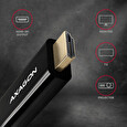 Axagon RVDM-HI14C2, Mini DisplayPort -> HDMI 1.4 redukce / kabel 1.8 m, 4K/30Hz