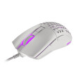 Genesis herní optická myš KRYPTON 750/RGB/8000 DPI/Herní/Optická/8 000 DPI/Drátová USB/Bílá