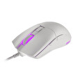 Genesis herní optická myš KRYPTON 750/RGB/8000 DPI/Herní/Optická/8 000 DPI/Drátová USB/Bílá