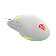 Genesis herní optická myš KRYPTON 750/RGB/8000 DPI/Herní/Optická/8 000 DPI/Drátová USB/Bílá