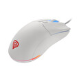 Genesis herní optická myš KRYPTON 750/RGB/8000 DPI/Herní/Optická/8 000 DPI/Drátová USB/Bílá