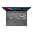 ASUS Vivobook Pro 16X OLED/N7600/i5-11300H/16"/4K/16GB/512GB SSD/RTX 3050/W10H/Gray/2R