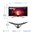 BenQ/EX3410R/34"/VA/3440x1440/144Hz/1ms/Black/2R