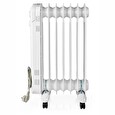 Nedis přenosný olejový radiátor/ termostat/ spotřeba 1500 W/ 7 žeber/ 3 nastavení teploty/ ochrana proti převrácení/ bíl