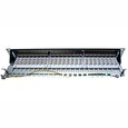 XtendLan Patch panel 19", 24 portů, Cat6a, stíněný, černý